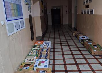 Sbírka knih pro školu v Užhorodu