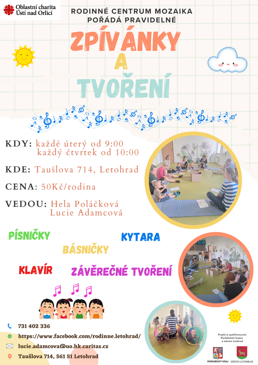Zpívánky a tvoření