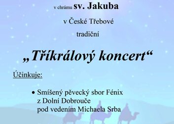 Tříkrálový koncert Česká Třebová 2026