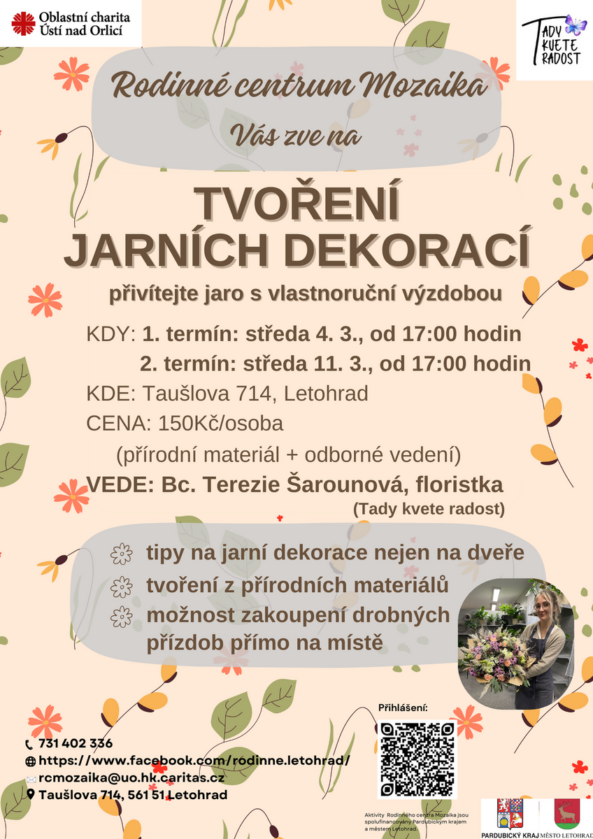 Tvoření jarních dekorací - 2. termíny!