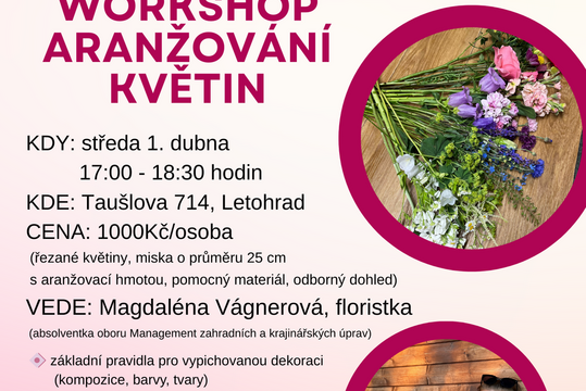 Workshop aranžování květin