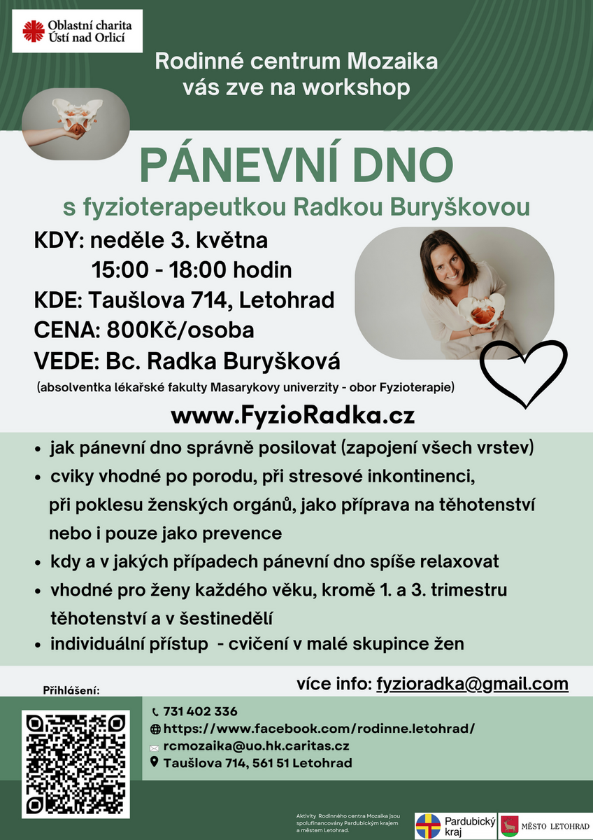 Pánevní dno s fyzioterapeutkou