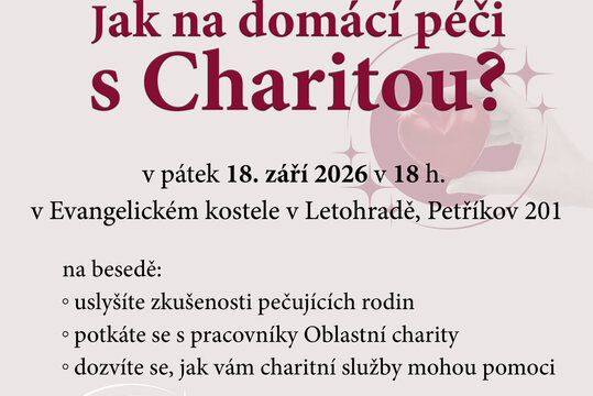 Jak na domácí péči s Charitou?