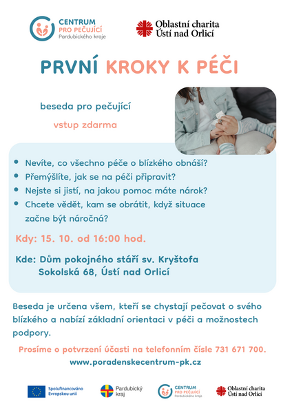 První kroky k péči 15. 10. 2026