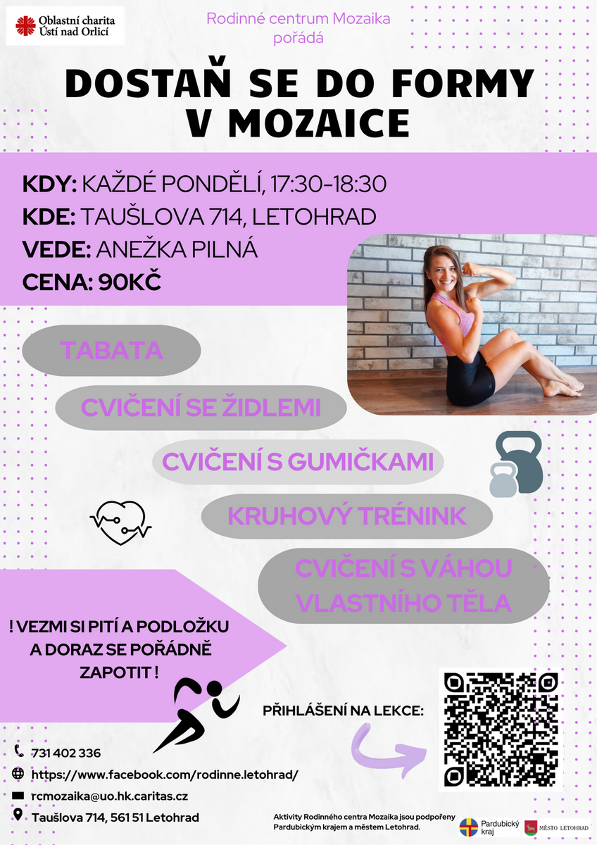 Dostaň se do formy v Mozaice