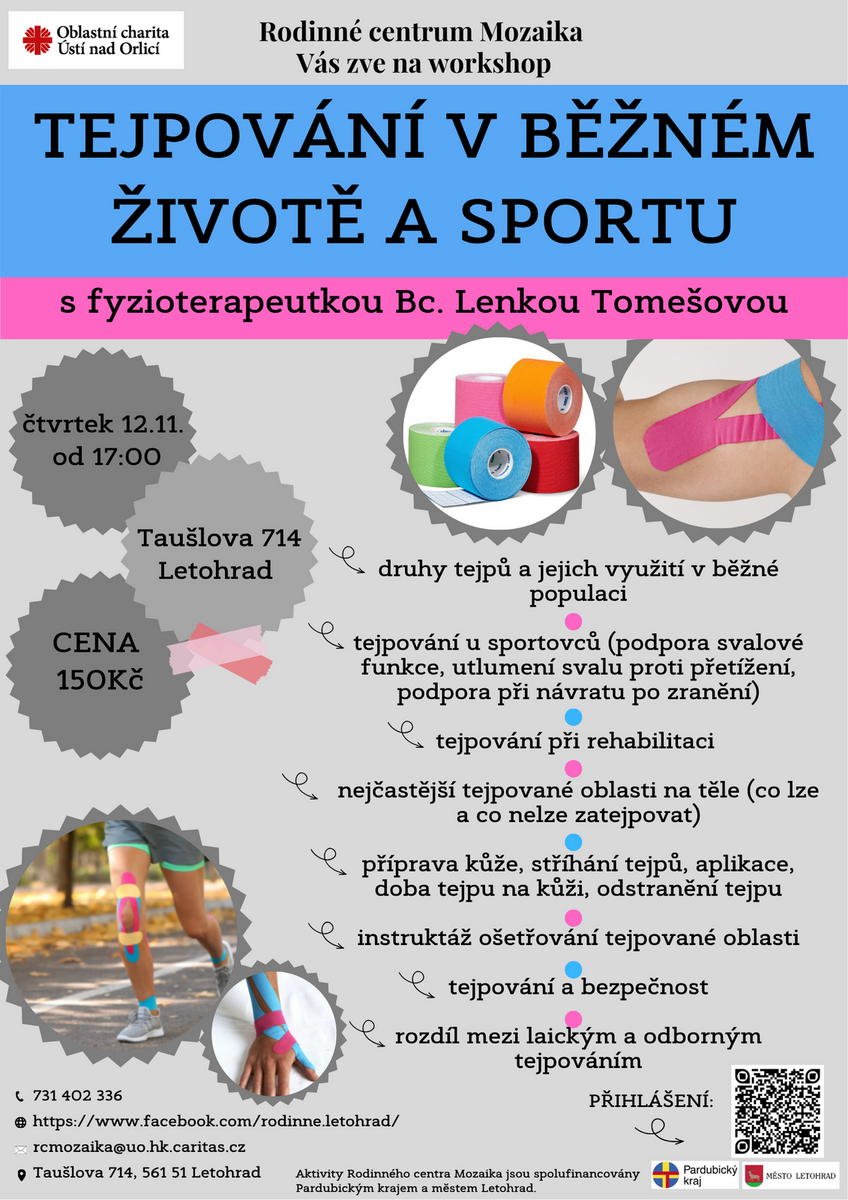Tejpování v běžném životě a sportu