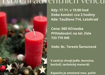 Tvoření adventních věnců